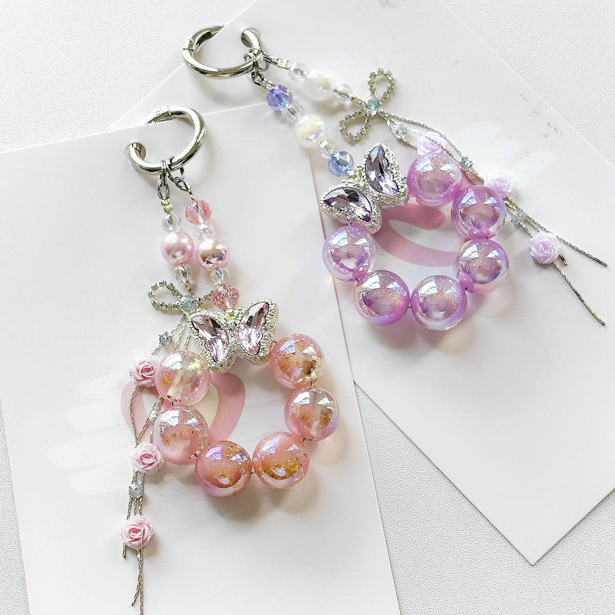 Beaded Personality Phone Lanyard Spring/Summer Diy Pendant Camera Hanging Chain Gifts For Mother, Family, Friends, Birthday, Holiday Phone Charm, Phone Chain