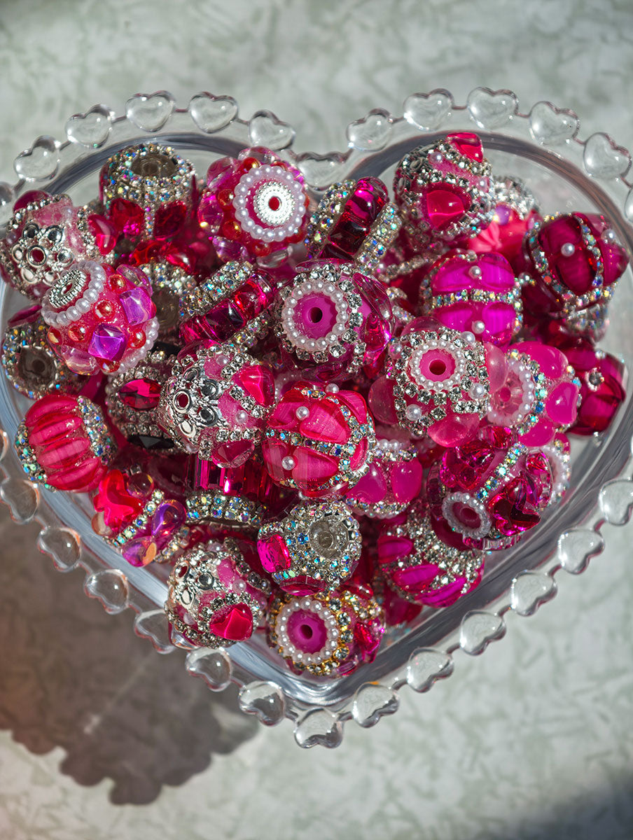 Fancy Beads  Wholesale Prices Handmade Mixed By Color Great For DIY Phone Chains Bag Straps Keychains