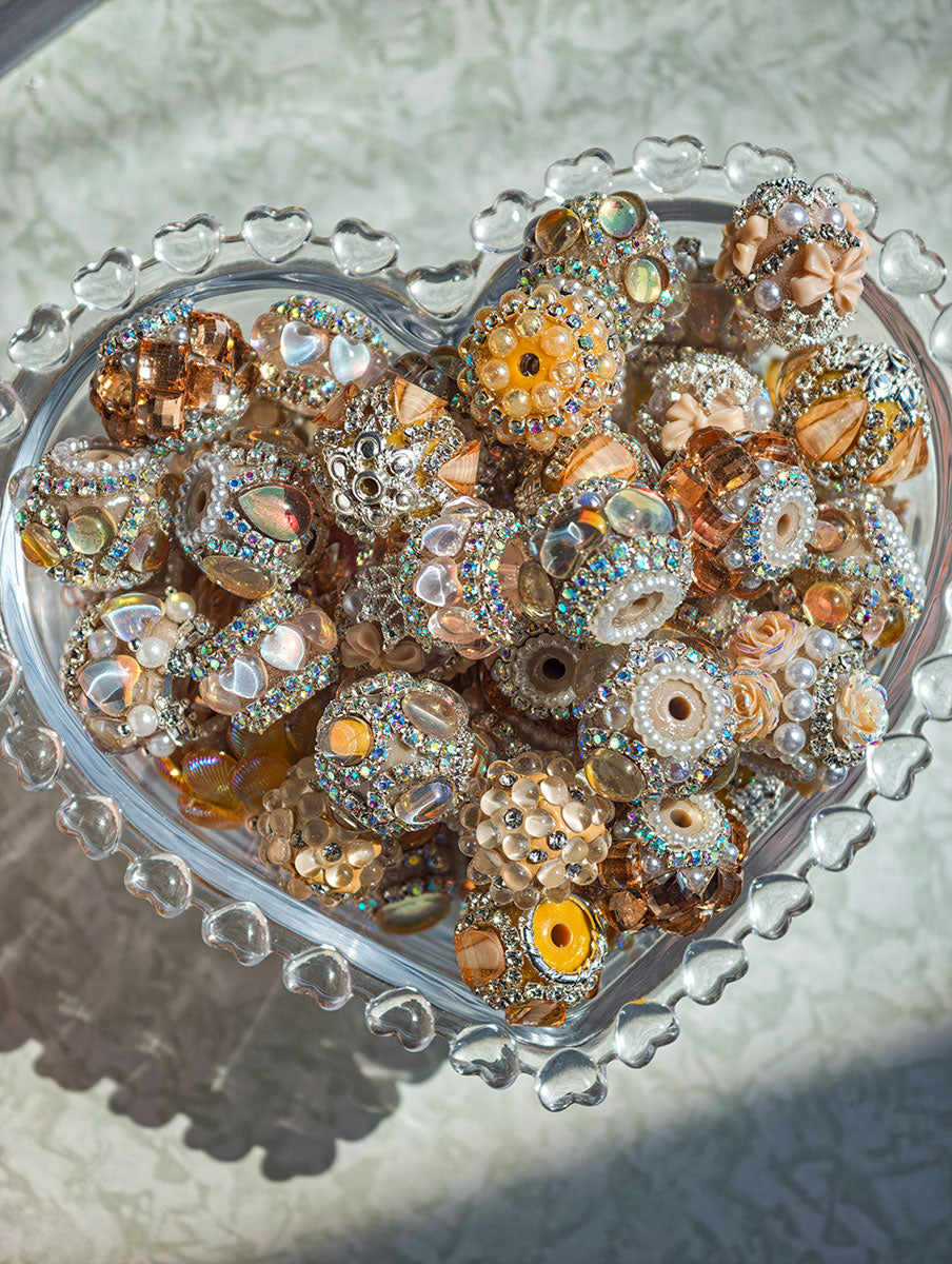 Fancy Beads  Wholesale Prices Handmade Mixed By Color Great For DIY Phone Chains Bag Straps Keychains